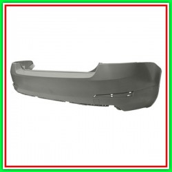 Paraurti Posteriore Grigio-Liscio Da Primerizzare-Con Tappo Gancio-Tracce Park Assist Mod 4 Porte Skoda Octavia-(Anno 2013-2016)