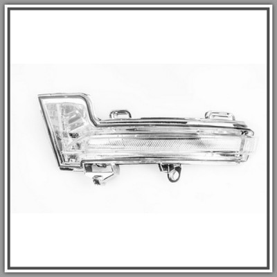 Fanale Bianco Per Retrovisore Sinistro-Led Skoda-Octavia-Mod. 05/13-12/16