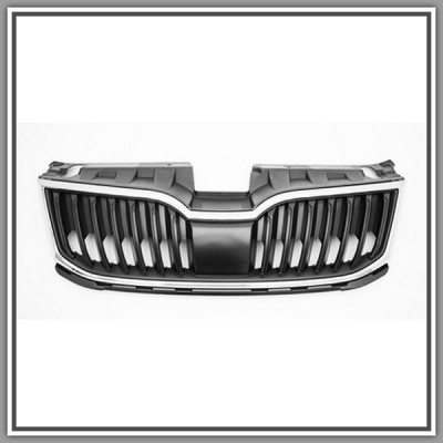 Griglia Radiatore Nera Con Modanatura Cromata Skoda Octavia-(Anno 2017-2020)