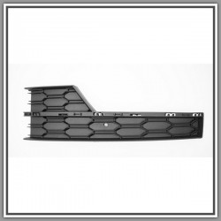 Grid Left Paraurti Black-Headquartered Fendi-Con Hole Molding SKODA Octavia-(Year 2017-2020)