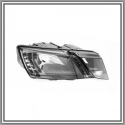 Right Projector H7-H15 Electric With Motor-With Daylight-Black SKODA Octavia-(Year 2017-2020)