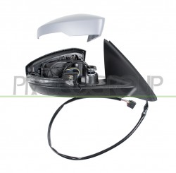 Retrovisore Destro Elettrico-Termico-Con Primer-Con Fanale-Convesso-Cromato Skoda Octavia-(Anno 2017-2020)