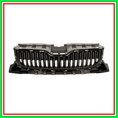 Griglia Radiatore Nera Skoda Fabia-(Anno 2015 In Poi)