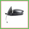 Left Rearview Mirror A Cables-Black-With Headlight-Convex-Chrome SKODA Fabia-(Year 2015 Onwards)