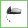 Electrical-Thermal Left Rearview Mirror With Primer-With Headlight-Convex-Chrome SKODA Fabia-(Year 2015 Onwards)