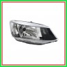 Proiettore Destro H4 Elettrico Con Motore-Con Luce Diurna-Nero Skoda-Fabia (Nj)-Mod. 08/14-06/18