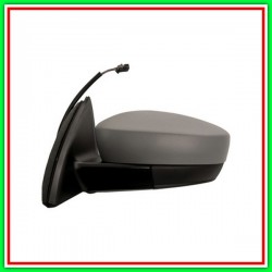 Electrical-Thermal Left Rearview Mirror With Primer-Convex-Chrome SKODA Rapid-(Year 2012-2016)