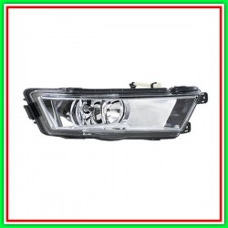 Fendinebbia Destro-Cromato Con Lampadina Skoda-Rapid-Mod. 09/12-08/16