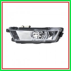 Fendinebbia Sinistro-Cromato Con Lampadina Skoda-Rapid-Mod. 09/12-08/16