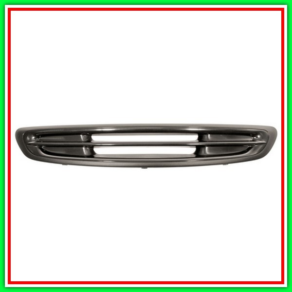 Griglia Radiatore Nera-Liscia Senza Fori Fendi Smart City Coupe-(Anno 1998-2002)