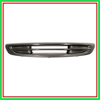 Griglia Radiatore Nera-Liscia Senza Fori Fendi Smart City Coupe-(Anno 1998-2002)