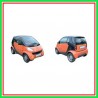 Griglia Radiatore Nera-Liscia Senza Fori Fendi Smart City Coupe-(Anno 1998-2002)
