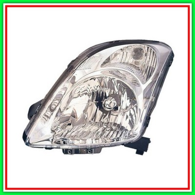 Left Projector H4 Chrome-Without Motor SUZUKI Swift-(Year 2005-2006)