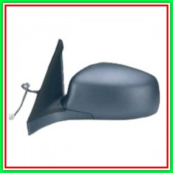 Manual Left Rearview mirror with Primer-Convex-Chrome SUZUKI Swift-(Year 2005-2006)