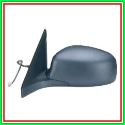 Retrovisore Sinistro Elettrico-Termico Con Primer-Convesso-Cromato 8H5P Suzuki Swift-(Anno 2005-2006)