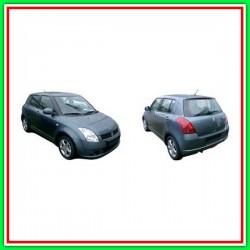 Retrovisore Sinistro Elettrico-Termico Con Primer-Convesso-Cromato 8H5P Suzuki Swift-(Anno 2005-2006)