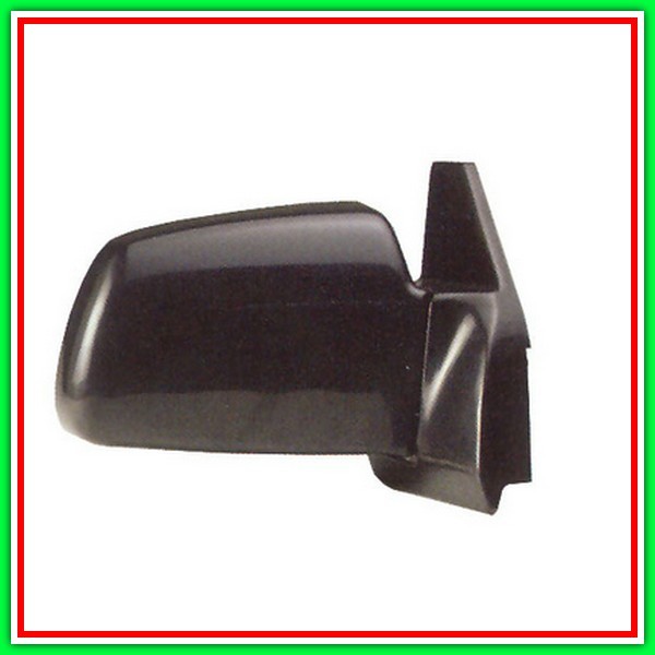 Right Rearview Mirror Manual Black-Convex-Chrome-Mod 3 Doors SUZUKI Vitara-(Year 1988-1992)