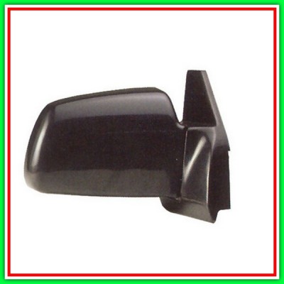 Right Rearview Mirror Manual Black-Convex-Chrome-Mod 3 Doors SUZUKI Vitara-(Year 1988-1992)