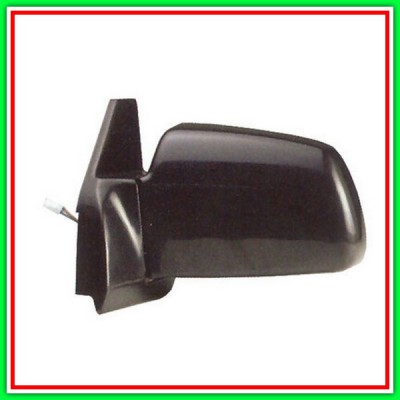Retrovisore Sinistro Elettrico-Nero-Convesso-Cromato-Mod 3 Porte Suzuki Vitara-(Anno 1988-1992)