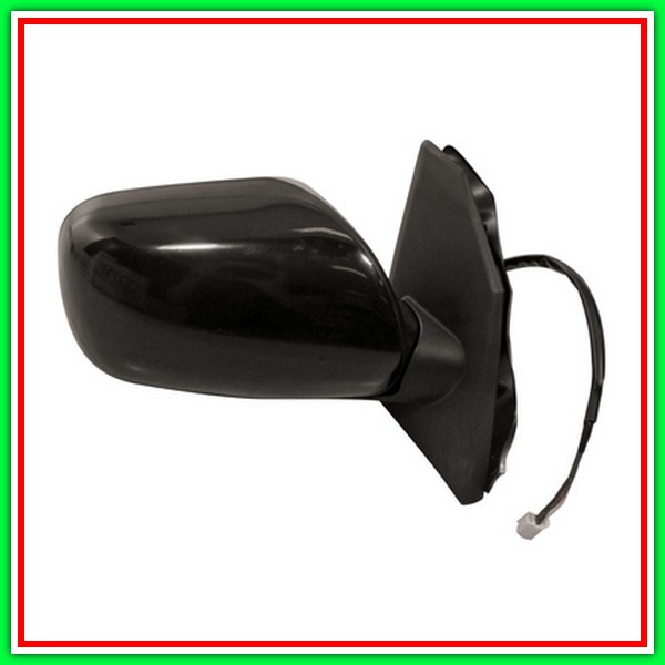 Electric-Black-Thermal-Convex-Chrome Right Rearviewer TOYOTA Corolla-(Year 2004-2007)