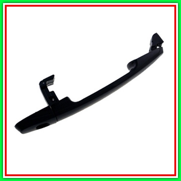 Maniglia Esterna Anteriore Destra-Sinistra Nero-Liscia-Con Foro Nottolino Toyota Corolla-(Anno 2004-2007)