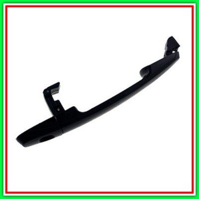 Maniglia Esterna Anteriore Destra-Sinistra Nero-Liscia-Con Foro Nottolino Toyota Corolla-(Anno 2004-2007)