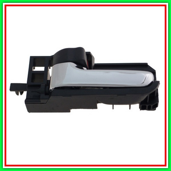 Maniglia Interna Anteriore-Posteriore Sinistra-Con Leva Cromata-Pulsante Chiusura Nero-Mostrina Nera Toyota Corolla-(2004-2007)