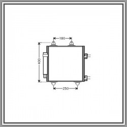 Condensatore Toyota Aygo-(Anno 2005-2008)