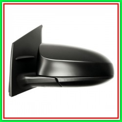 Left Rearview Mirror A Cable-Black-Convex-Chrome TOYOTA Aygo-(Year 2014-2018)