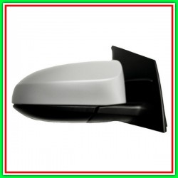 Right Cable Rearview Mirror With Primer-Convex-Chrome TOYOTA Aygo-(Year 2014-2018)