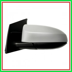Left Cable Rearview Mirror With Primer-Convex-Chrome TOYOTA Aygo-(Year 2014-2018)