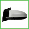 Left Cable Rearview Mirror With Primer-Convex-Chrome TOYOTA Aygo-(Year 2014-2018)