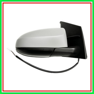 Electric-Thermal Right Rearview Mirror With Primer-Convex-Chrome TOYOTA Aygo-(Year 2014-2018)