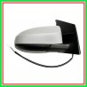 Electric-Thermal Right Rearview Mirror With Primer-Convex-Chrome TOYOTA Aygo-(Year 2014-2018)