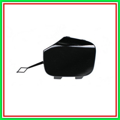 Tappo Coprigancio Traino Anteriore-Nero Lucido Toyota-Aygo-Mod. 06/18 -