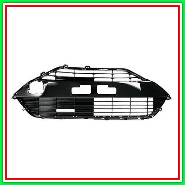 Griglia Centrale Paraurti Verniciata Nero Lucido Toyota-Aygo-Mod. 06/18 -