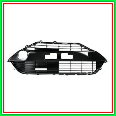 Griglia Centrale Paraurti Verniciata Nero Lucido Toyota-Aygo-Mod. 06/18 -