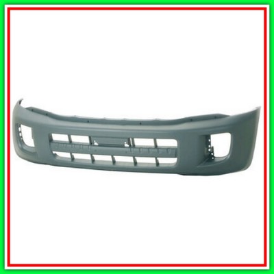 Paraurti Anteriore Con Primer-Con Sede Fendi-Con Fori Parafanghini Toyota Rav 4-(Anno 2000-2003)