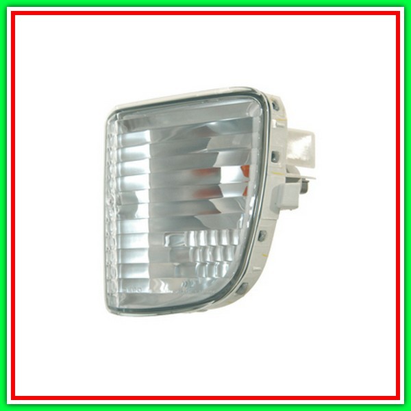 Fanale Paraurti Anteriore Sinistro Bianco-Con Portalampada-(No Fendi)-Omologazione Sae Toyota Rav 4-(Anno 2000-2003)