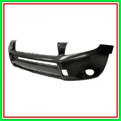 Paraurti Anteriore Nero-Liscio Da Primerizzare-Senza Fori Parafanghini Toyota Rav 4-(Anno 2006-2009)