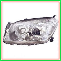Proiettore Destro Mod H11-Hb3 Elettrico-Cromato-Con Motore Toyota Rav 4-(Anno 2006-2009)