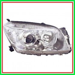 Proiettore Sinistro Mod H11-Hb3 Elettrico-Cromato-Con Motore Toyota Rav 4-(Anno 2006-2009)