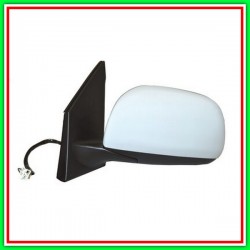 Retrovisore Sinistro Elettrico Con Primer-Convesso-3 Pins Toyota Rav 4-(Anno 2006-2009)