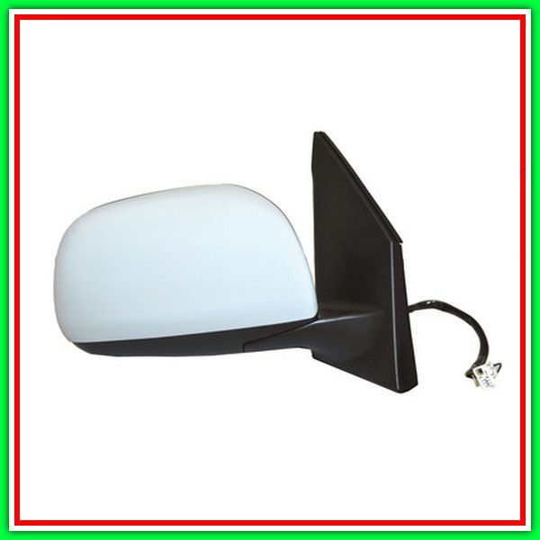 Retrovisore Destro Elettrico-Termico Con Primer-Convesso-Cromato Toyota Rav 4-(Anno 2006-2009)