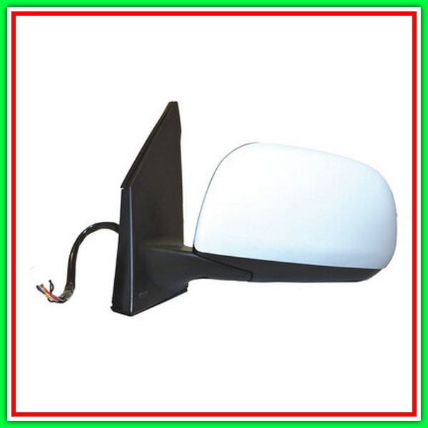 Retrovisore Sinistro Elettrico-Termico Con Primer-Chiudibile-Convesso-Cromato Toyota Rav 4-(Anno 2006-2009)