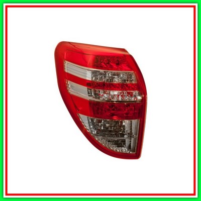 Left Taillight Red-White-Led-Without Lamp TOYOTA Rav 4-(Year 2009-2010)