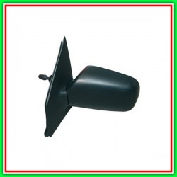 Left Rearview Mirror A Cable-Black-Convex-Chrome TOYOTA Yaris-(Year 2003-2005)