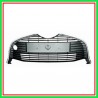 Griglia Centrale Paraurti Nera Con Cornice Cromata Toyota Yaris-(Anno 2014-2016)