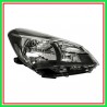 Proiettore Destro H4 Elettrico Con Motore-Nero Mod 5 Porte Toyota Yaris-(Anno 2014-2016)