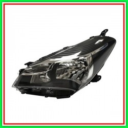 Proiettore Sinistro H4 Elettrico Senza Motore-Nero Toyota Yaris-(Anno 2014-2016)